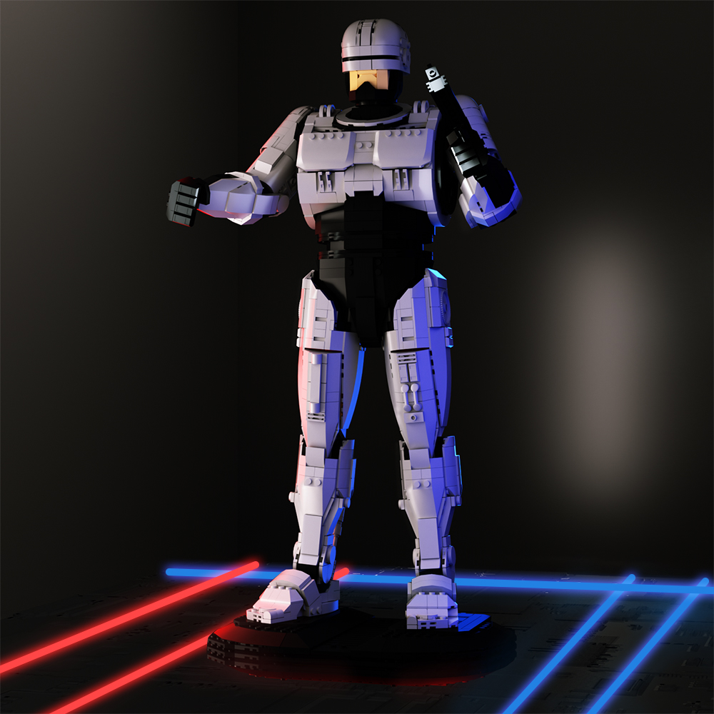 Model Kit Robocop - Blocs de construction de robots MOC