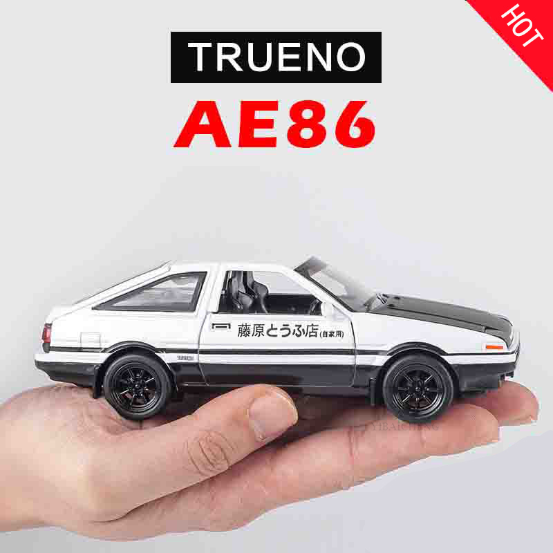 Model Kit Ae86 - Modèle de voiture en alliage INITIAL