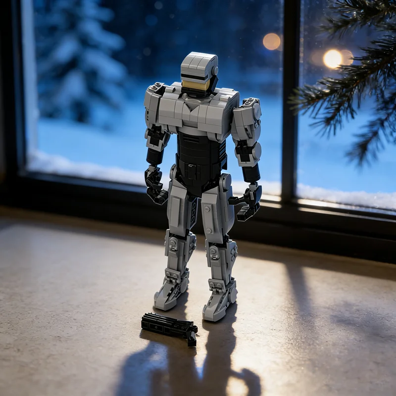 Model Kit Robocop - 522 pièces MOC Robocop Modèle de