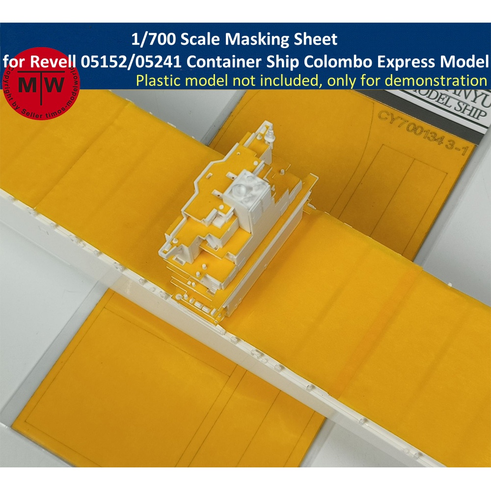 Model Kit Revell - Feuille de masquage à l'échelle 1/700