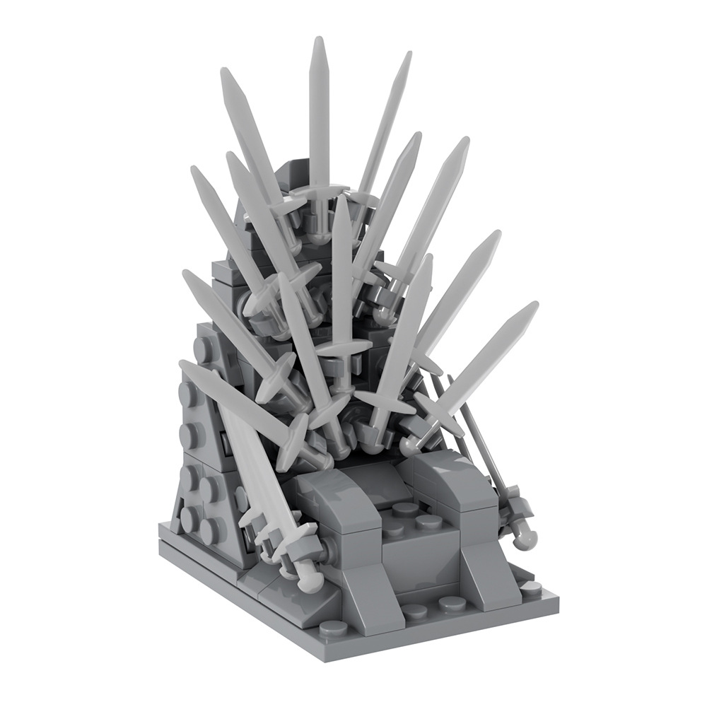 Model Kit Iron Sickle - MOC – chaise épée trône en