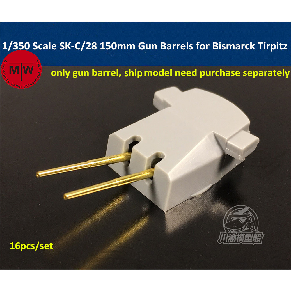 Model Kit Revell - 1/350 échelle SK-C/28 150mm barils en