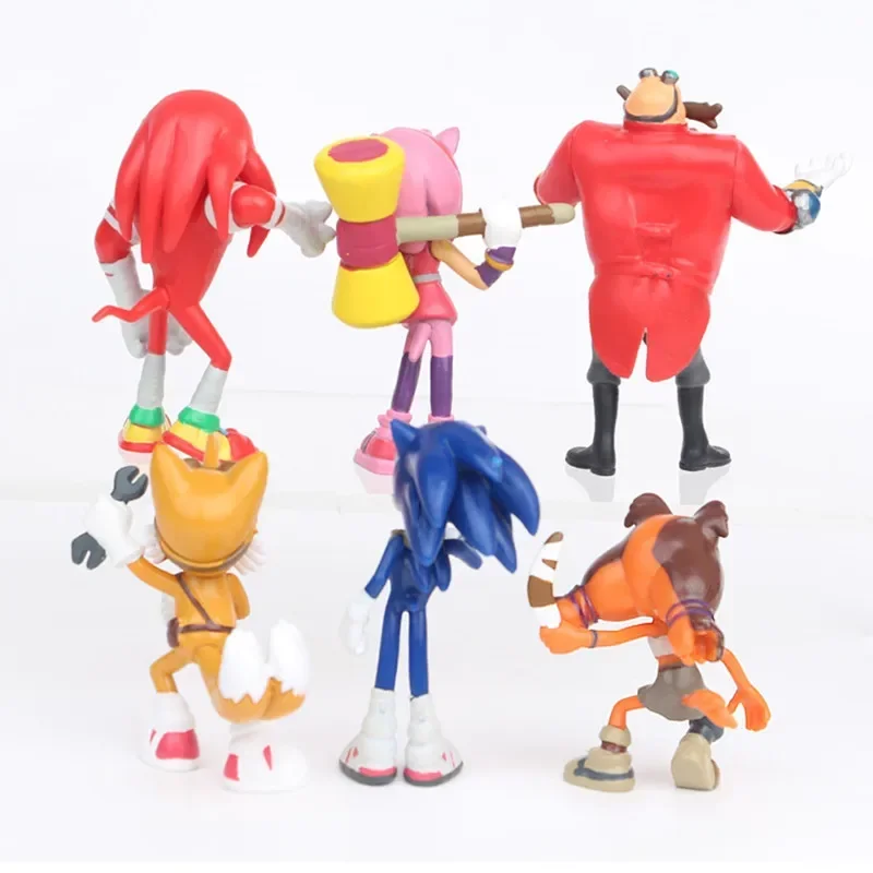 Model Kit Sonic - Lot de 6 figurines Sonic :