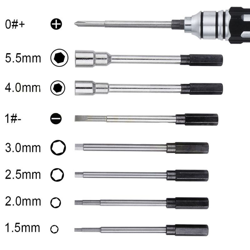Jeu de tournevis en acier 8 en - Model Kit Tool Set avis et prix