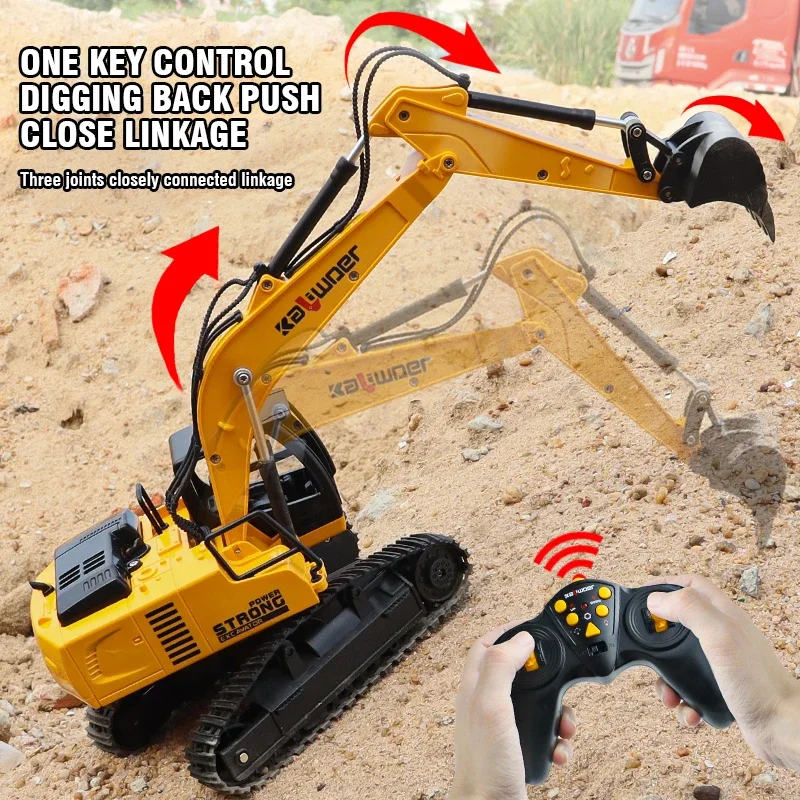 Huina Rc pelle 1/24 9Ch voitur - Model Kit Excavator avis et prix