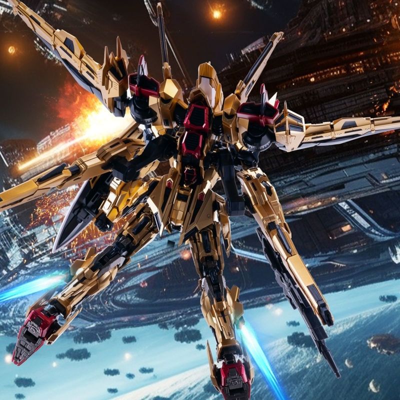 En stock, Sunrise Pavilion Daw - Gundam Model Mg avis et prix