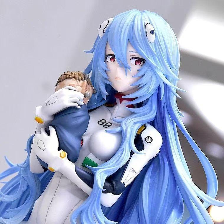 Figurine Rei Ayanami à genoux  - Model Kit Bandai avis et prix