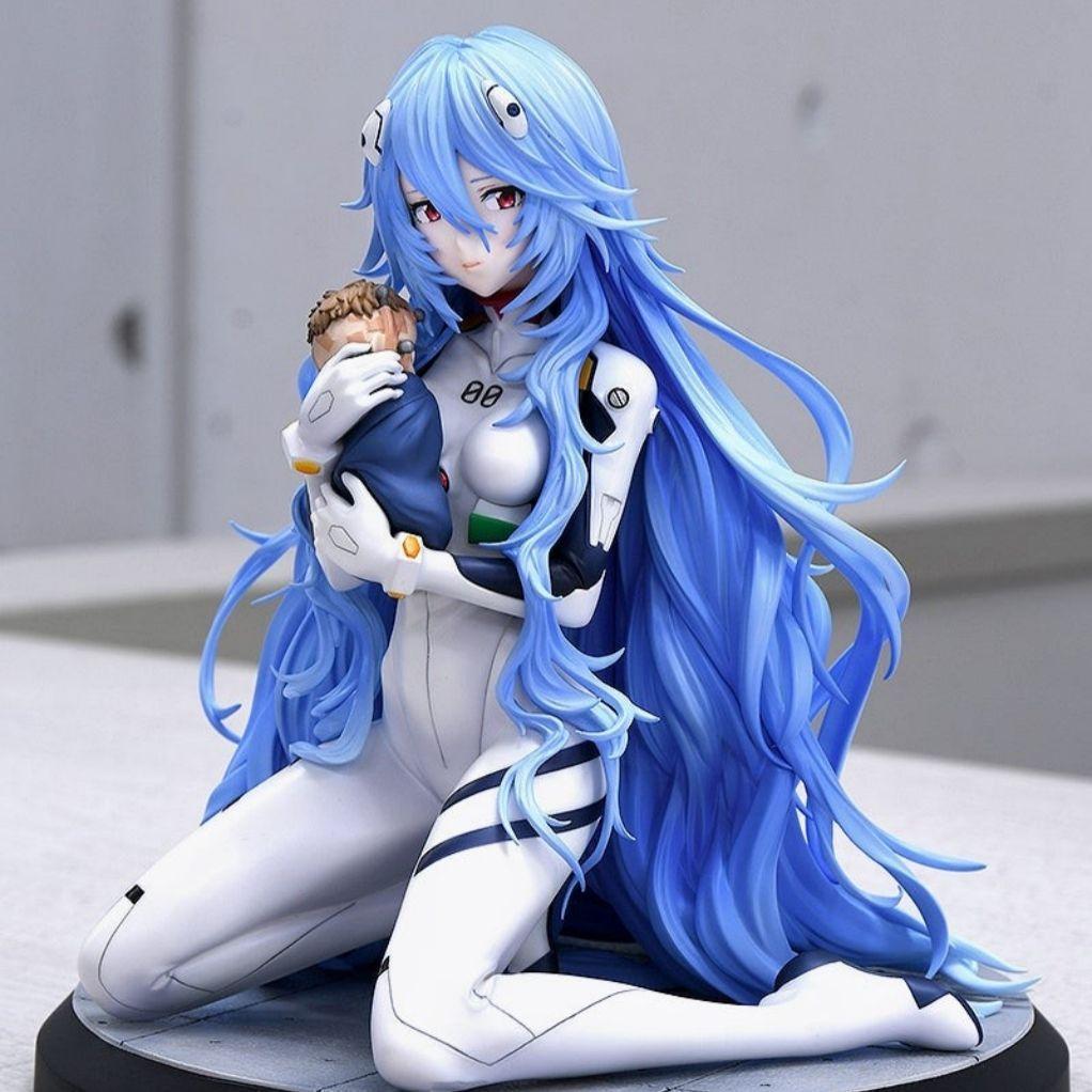 Figurine Rei Ayanami à genoux  - Model Kit Bandai avis et prix